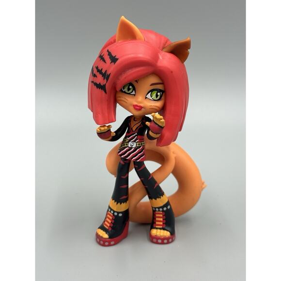 Mattel Monster High Toralei Stripe Vinyl Figurine 4" 2014 Doll Toy Figure - Picture 1 of 9